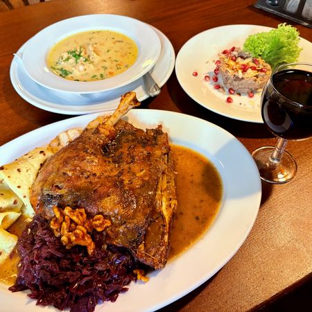 St. Martin´s Day goose - Prague Restaurant U Pinkasu