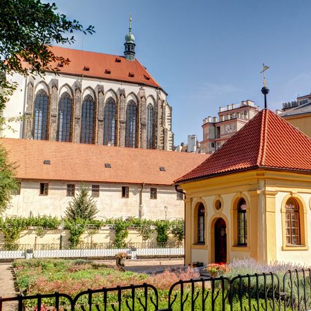 Prague Restaurant U Pinkasu - Franciscan Garden in the Prague center